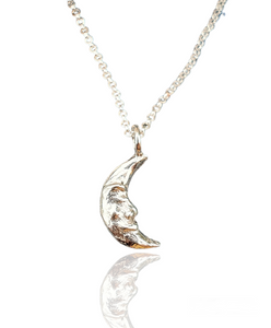 Danú Crescent Moon pendant - sterling silver necklace