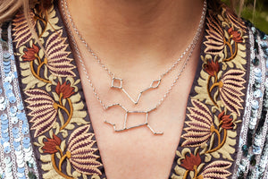 Taurus - Sterling silver zodiac necklace
