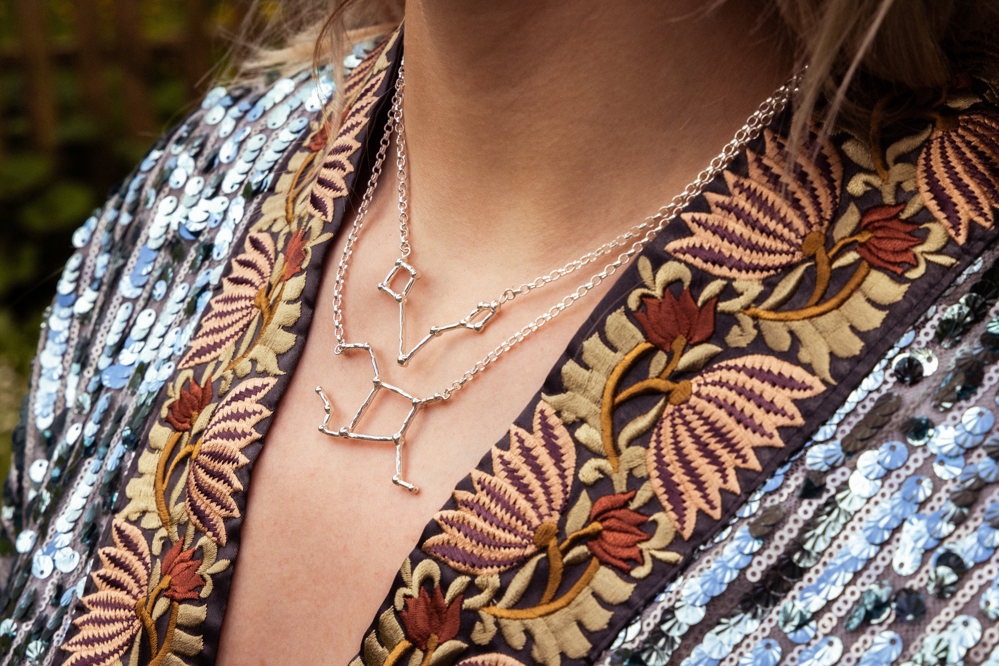 Taurus - Sterling silver zodiac necklace