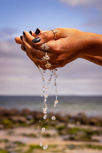 Mermaid Stack - Sterling Silver Crown Rings