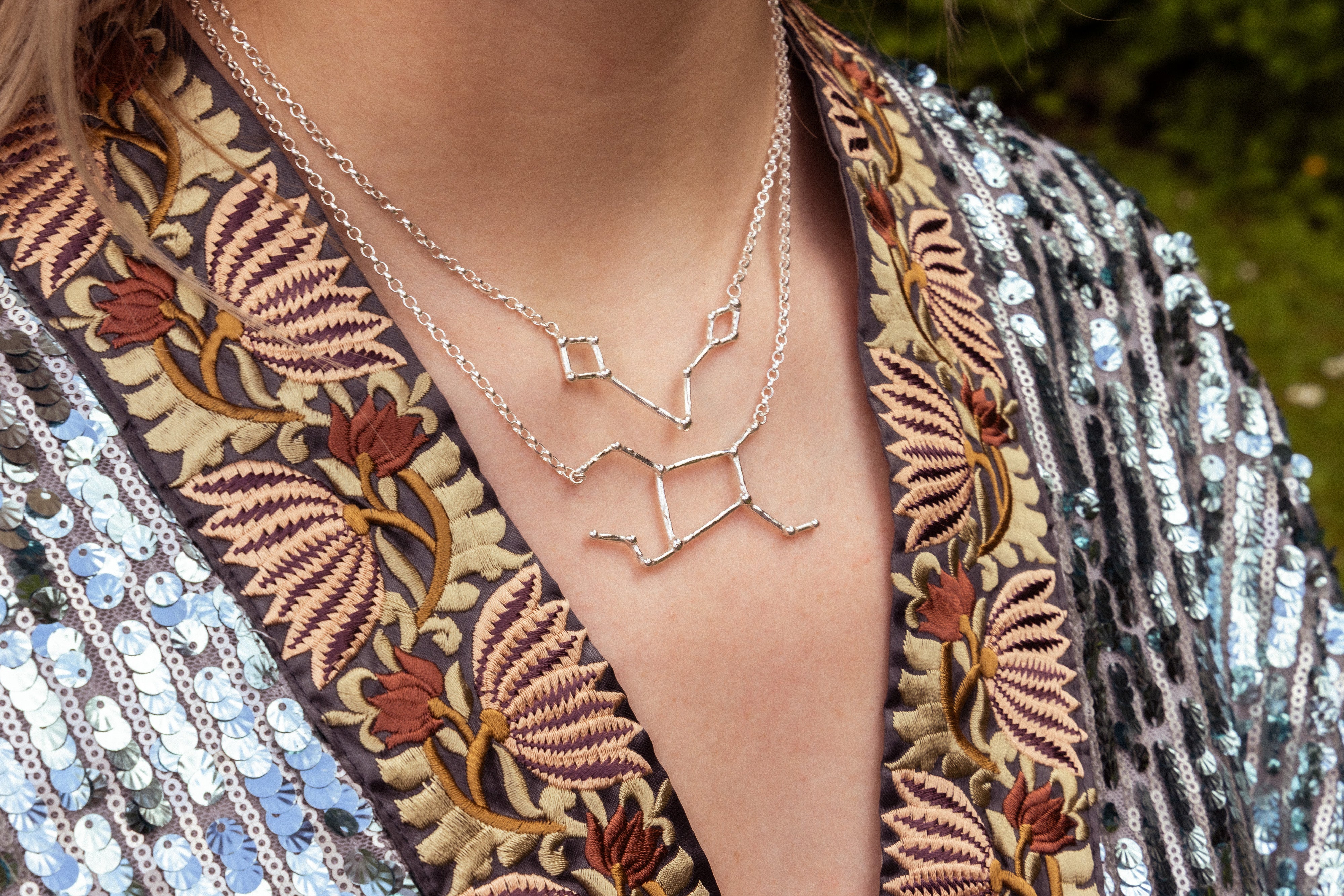 Aries - Sterling silver zodiac necklace