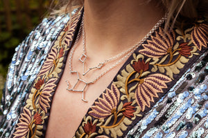 Aries - Sterling silver zodiac necklace