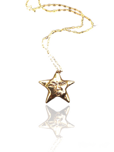 Star Boy - Gold vermeil star pendant