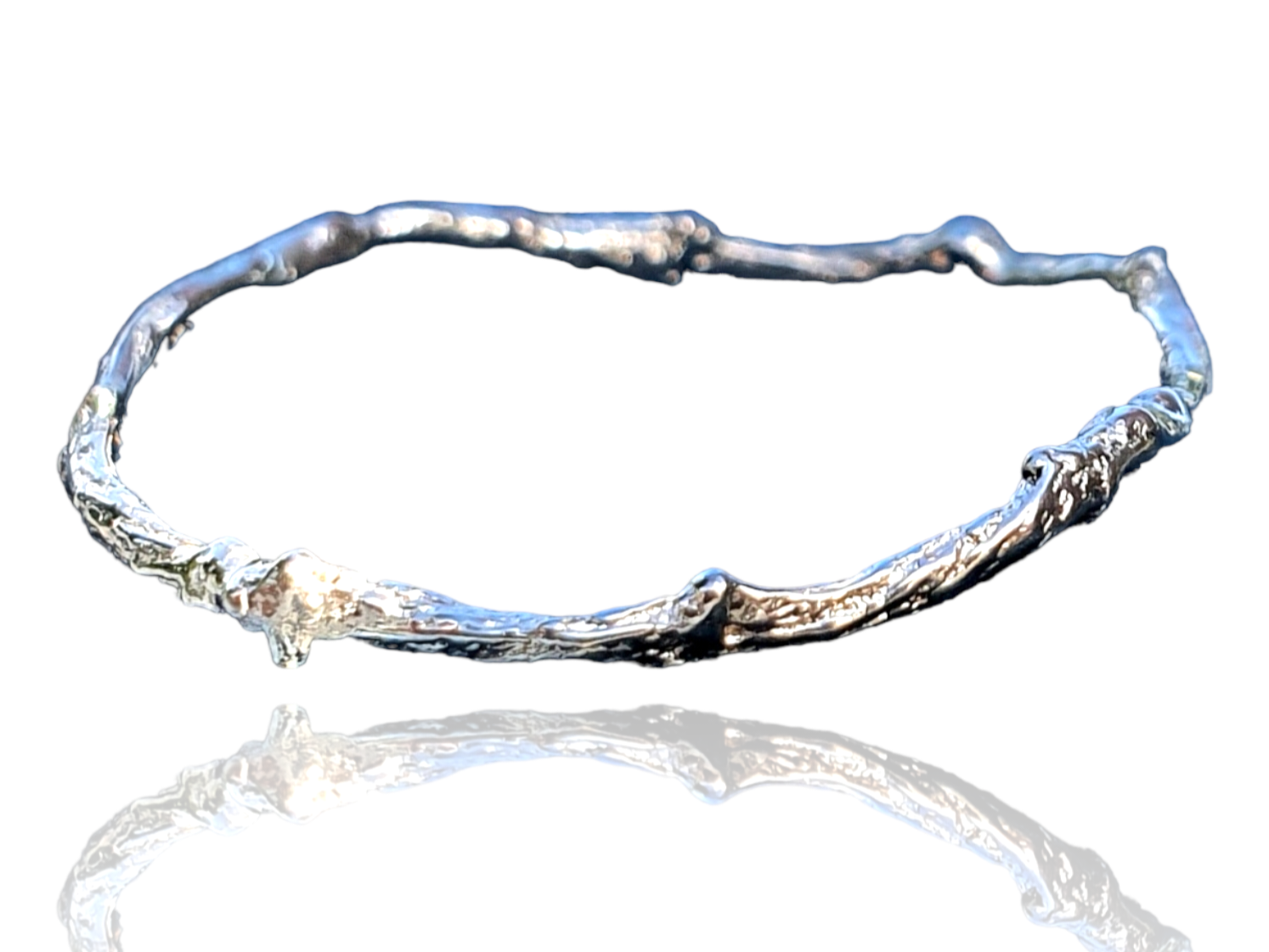 Twilight Twiglet Ring - Sterling silver twig ring