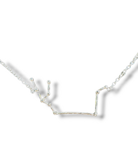 Aquarius - Sterling silver zodiac necklace