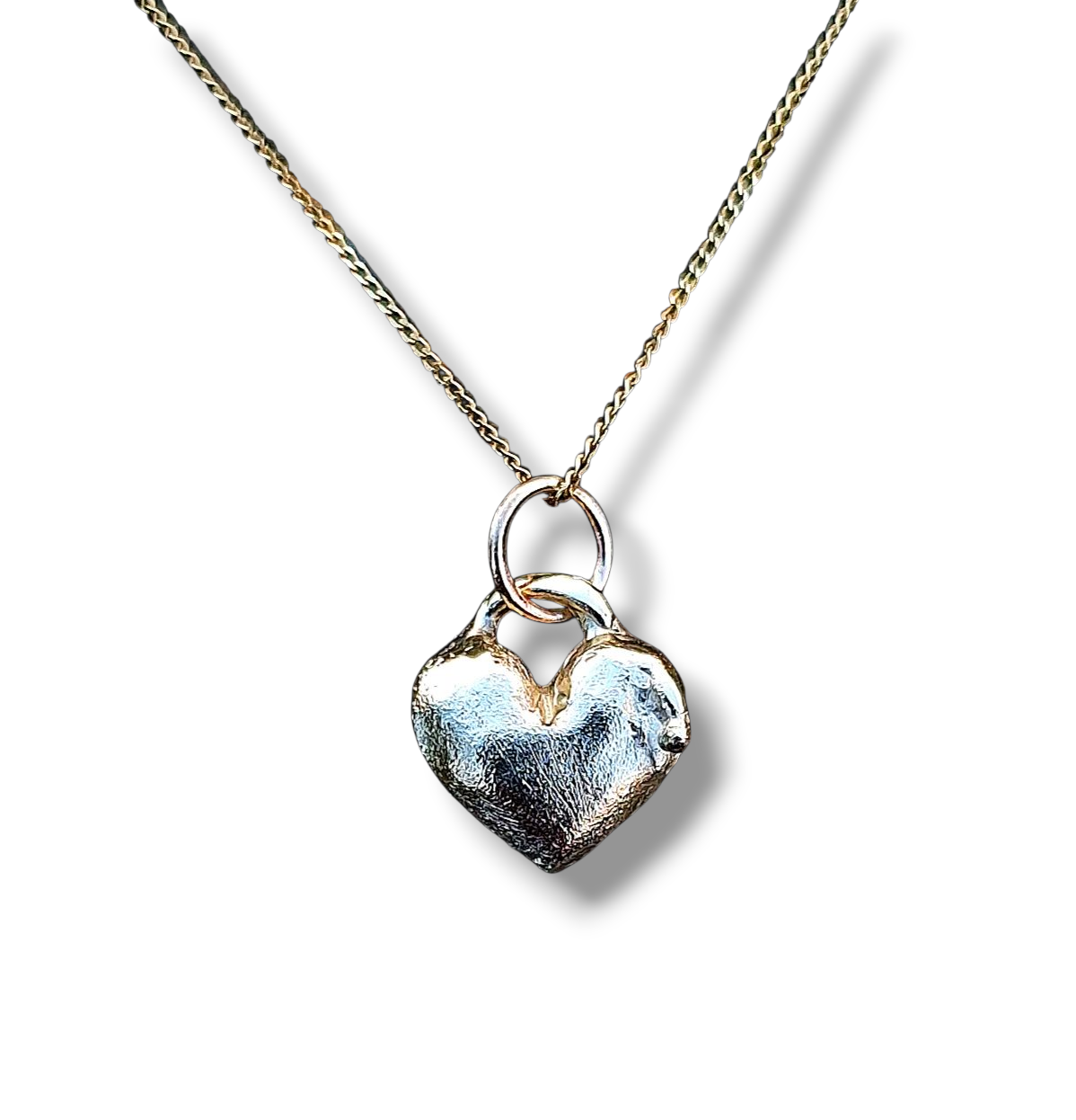 Molten Heart - 9k gold necklace