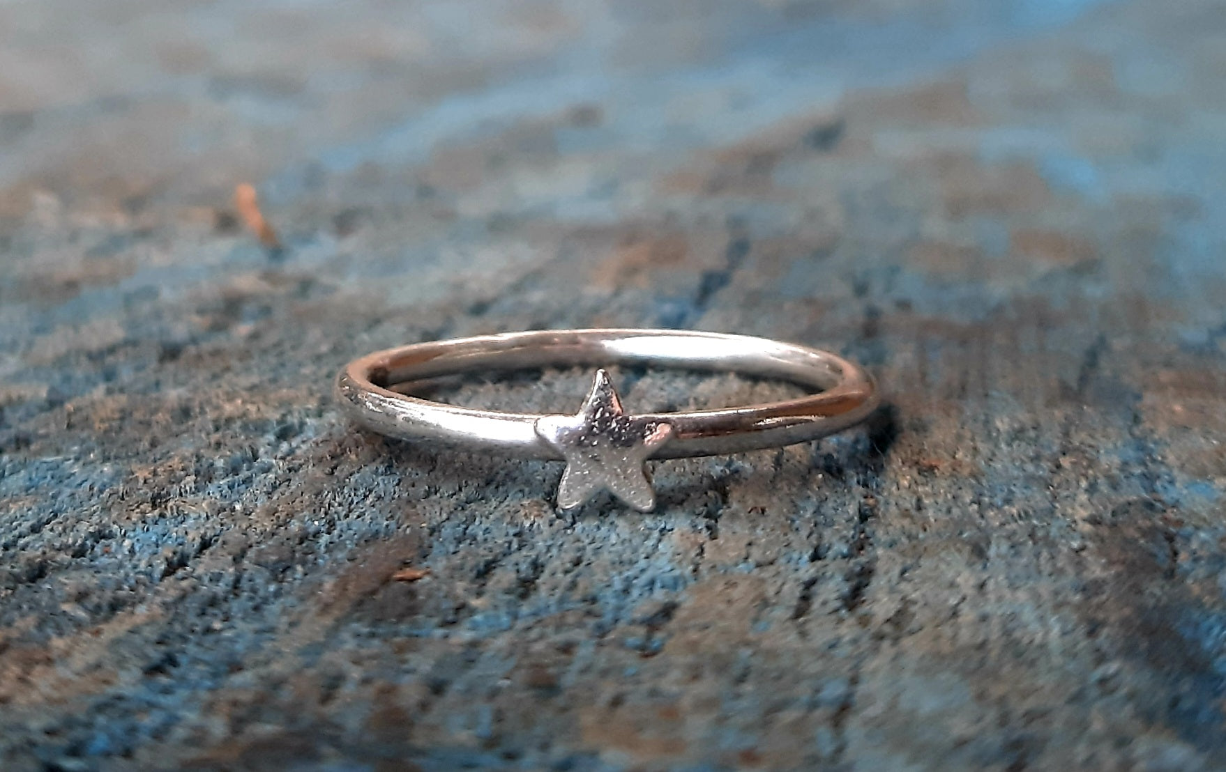 Star Stacking Ring -  Sterling silver ring