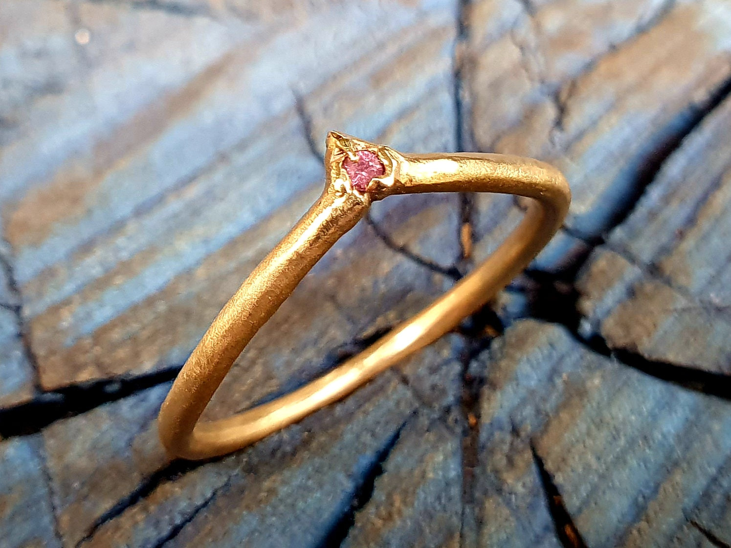 Orion Ring - 9k gold and sapphire ring