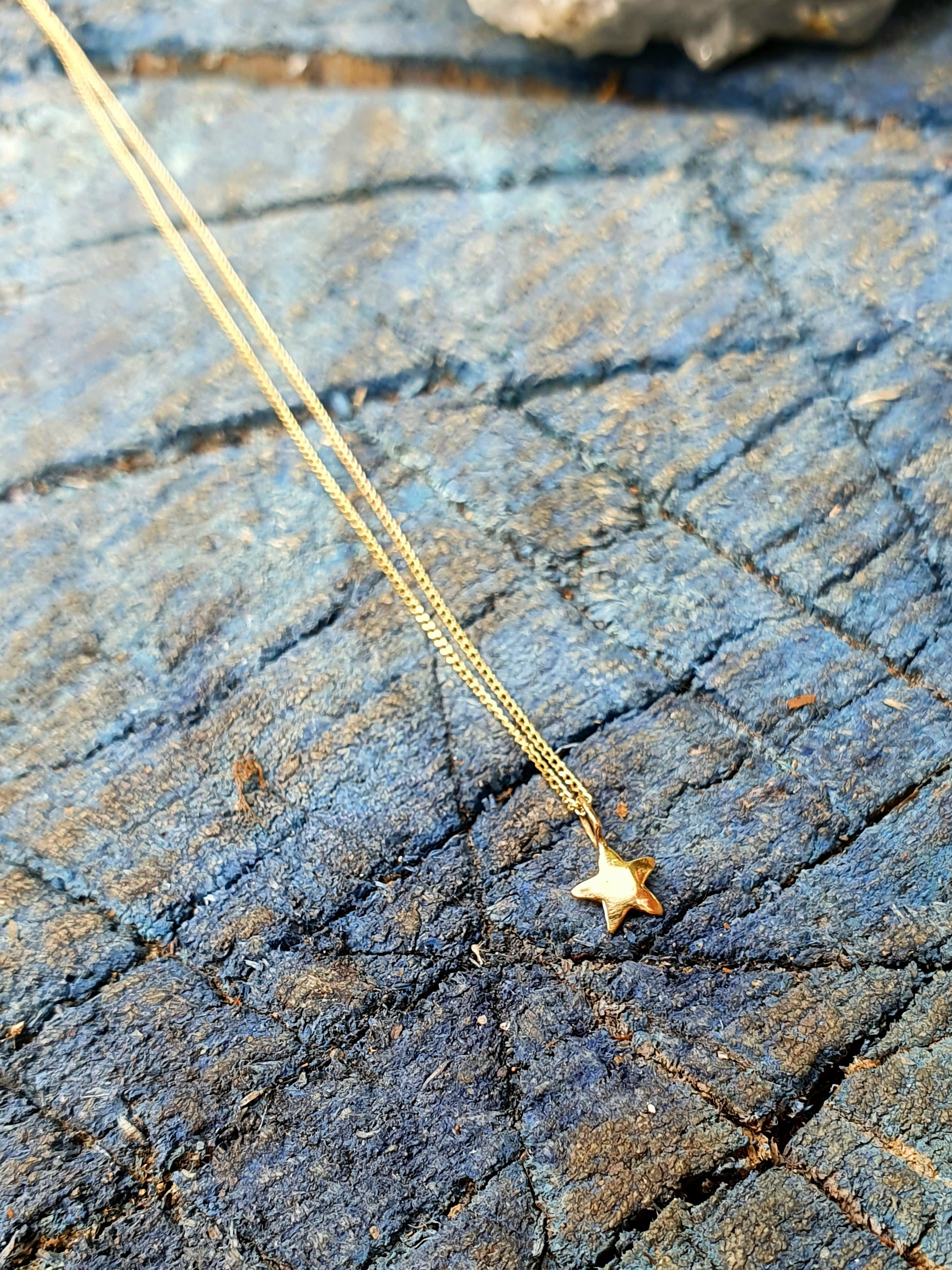 Nova Star Necklace - 9k gold star necklace