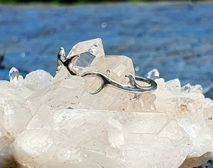Antler Ring - sterling silver ring